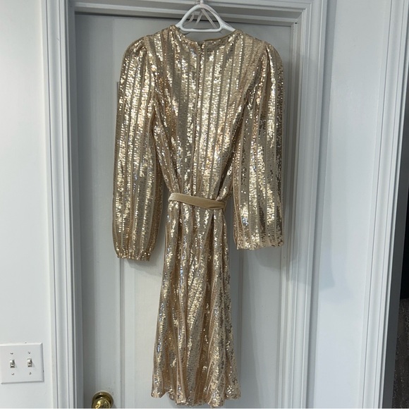 Nanette Lepore Gold Sequin Mini Dress 💛💛💛 - Picture 6 of 7